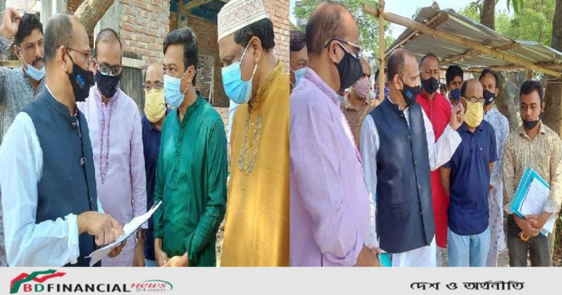 এনা গ্রুপ এবং রাসিকের যৌথ মালিকানায় নির্মিত সিটি সেন্টারের নির্মাণ কাজ পরিদর্শন করলেন এমপি এনামুল হক