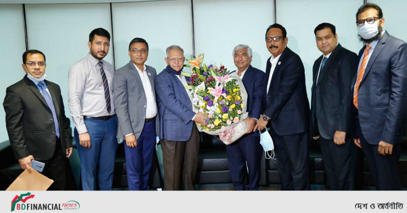 নবনির্বাচিত এফবিসিসিআই সভাপতিকে মার্কেন্টাইল ব্যাংক চেয়ারম্যানের শুভেচ্ছা