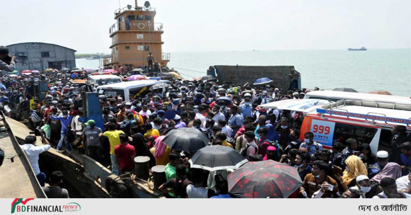 ১০ থেকে ১২ মে ঈদযাত্রায় পাটুরিয়া ফেরিঘাট থেকে পৌনে দুই কোটি টাকা রাজস্ব আদায়