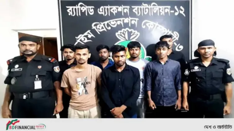 কাজে ডেকে নিয়ে মুক্তিপণ দাবি, ৭ অপহরণকারী আটক