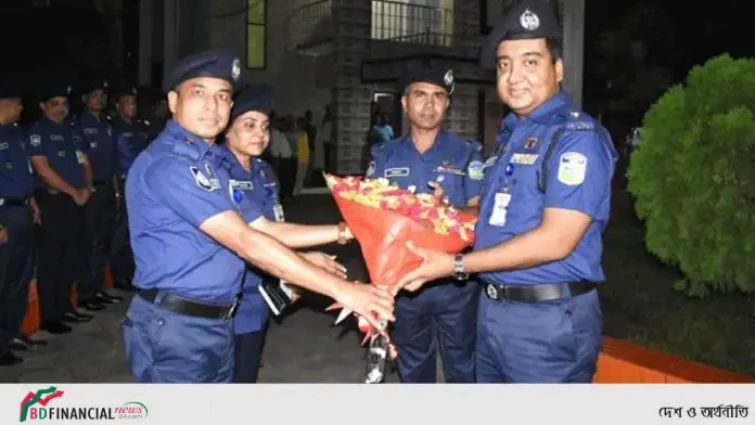 শেরপুরের নবাগত পুলিশ সুপার কামরুজ্জামানের যোগদান