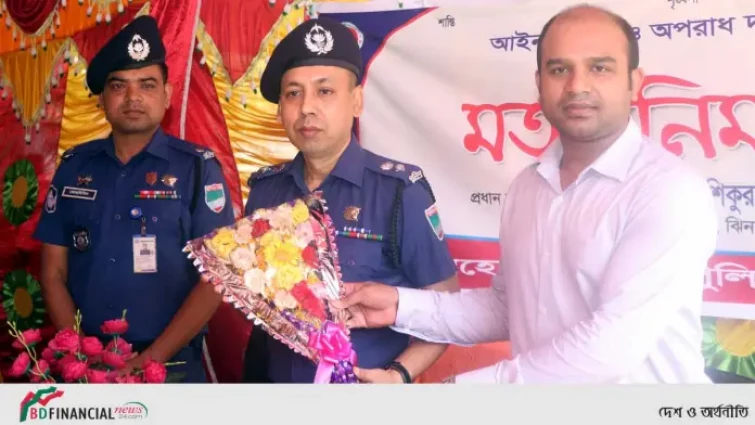 মহেশপুর থানা বার্ষিক পরিদর্শনে ঝিনাইদহ জেলার পুলিশ সুপার মোহাম্মদ আশিকুর রহমান