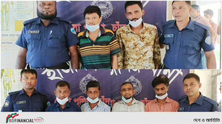 জুয়ার অভিযোগে চাঁদপুরে বিএনপি নেতাসহ গ্রেপ্তার ৬