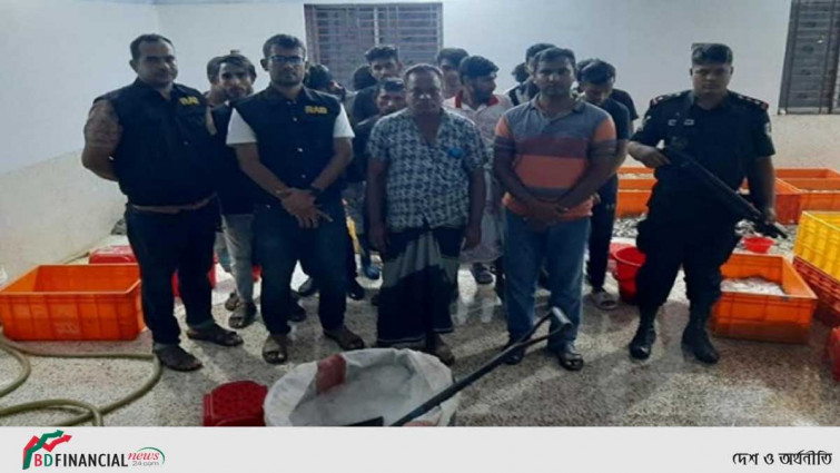 খুলনায় জেলি মেশানো চিংড়ি উদ্ধার, ১৫ জনকে জরিমানা