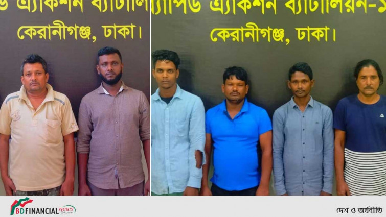 সাড়ে তিন হাজার পিস ইয়াবাসহ ৬ কারবারি গ্রেপ্তার