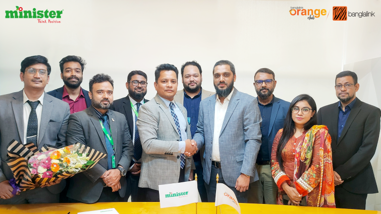 মিনিস্টার হাই-টেক পার্ক ইলেকট্রনিক্স লিমিটেড-এর সঙ্গে বাংলালিংক-এর চুক্তি  স্বাক্ষর