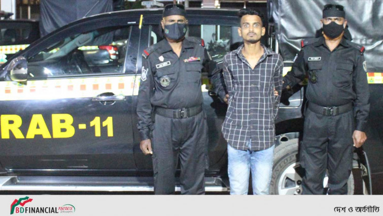 রূপগঞ্জের চাঞ্চল্যকর সানী হত্যা মামলার আসামীকে গ্রেফতার করেছে র‌্যাব-১১