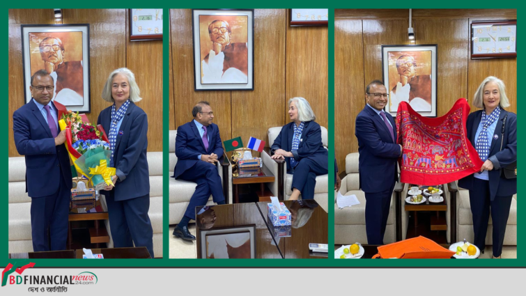স্থানীয় সরকার মন্ত্রীর সাথে ফ্রান্সের রাষ্ট্রদূতের সাক্ষাৎ