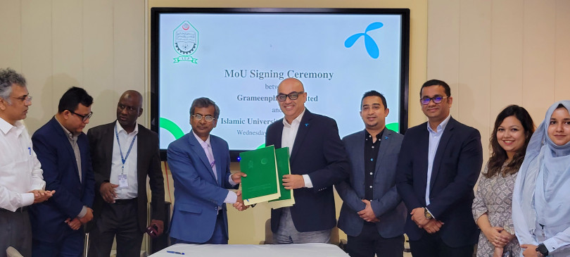 ইন্ডাস্ট্রি-অ্যাকাডেমিয়া পার্টনারশিপ জোরদারের লক্ষ্যে গ্রামীণফোন ও আইইউটি’র সমঝোতা স্মারক স্বাক্ষর