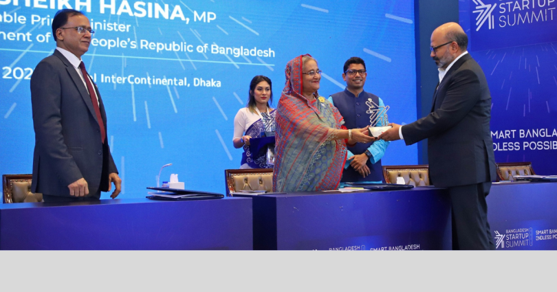 বিকাশকে ফিনটেক পাইওনিয়ার-এর সম্মাননা দিলেন প্রধানমন্ত্রী