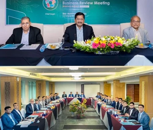 ন্যাশনাল ব্যাংকের রাজশাহী অঞ্চলের অর্ধ-বার্ষিক ব্যবসায়িক পর্যালোচনা সভা