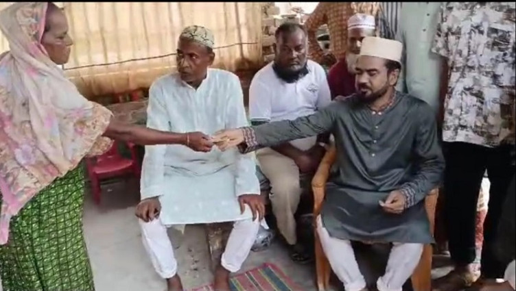 ক্যান্সার রোগীর পাশে এম এ রাজ্জাক খান রাজ