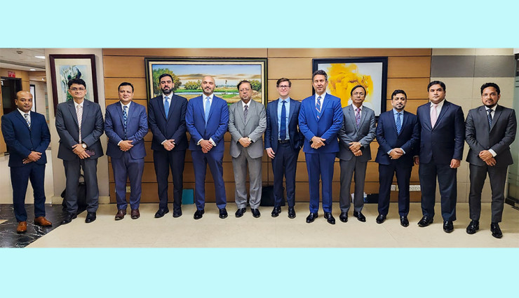 সাউথইস্ট ব্যাংক পিএলসি. এবং এবিসি ইন্টারন্যাশনাল ব্যাংক পিএলসি বাহরাইনের মধ্যে ব্যবসায়িক সভা