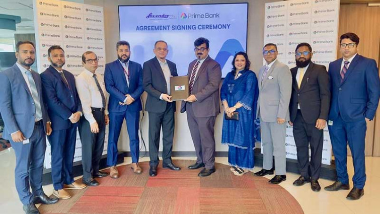 প্রাইম ব্যাংক ও ল্যাভেন্ডার সুপার স্টোরের মধ্যে চুক্তি স্বাক্ষর