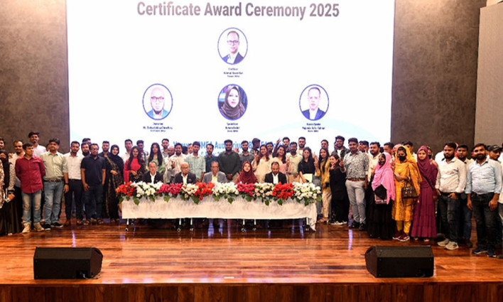 বিজিএমইএ ও এসআইসিআইপির উদ্যোগে ১১৭৫ প্রশিক্ষণার্থীকে সার্টিফিকেট প্রদান