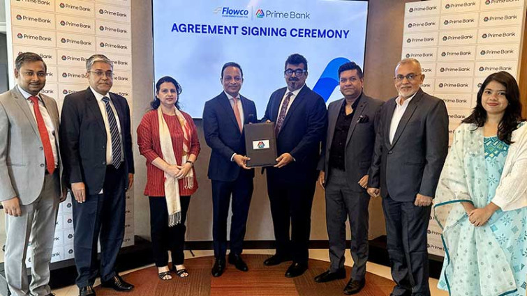 প্রাইম ব্যাংক ও ফ্লোকো বাংলাদেশের সমঝোতা স্মারক স্বাক্ষর