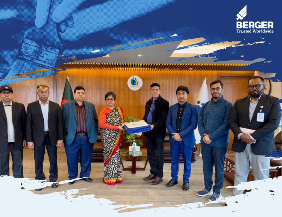 জাতীয় দক্ষতা উন্নয়ন কর্তৃপক্ষ (NSDA)-এর নির্বাহী চেয়ারম্যান ড. নাজনীন কাউসার চৌধুরীর সঙ্গে বার্জার পেইন্টস বাংলাদেশ লিমিটেডের প্রতিনিধি দলের সৌজন্য সাক্ষাৎ ও মতবিনিময় সভা